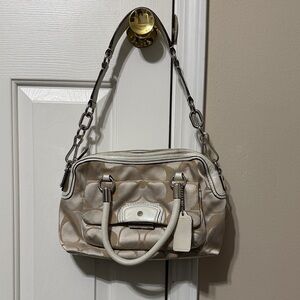 Coach Cream Handbag